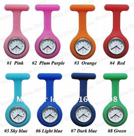 NOUVELLE montre d'infirmière du silicone 2013 avec le Pin d'alliage, montre de bracelet de Slicone avec Materals résistant