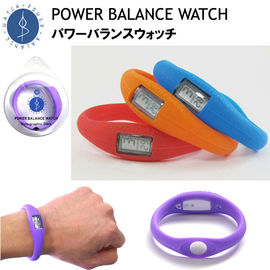 Montre en gros de bracelet de silicone de sports avec les ions négatifs