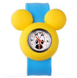 Montre détachable en caoutchouc de bracelet de silicone de claque d'enfants de MICKEY de fille mignonne de garçon