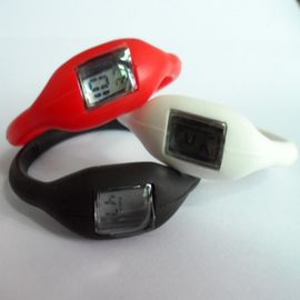 Montre fonctionnelle multi de bracelet de silicone, sans des montres-bracelet de sports de silicone d'ion