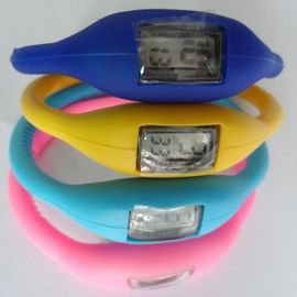 Montre-bracelet en caoutchouc d'ion d'anion de montre de bracelet de silicone de Digital avec les matériaux qui respecte l'environnement
