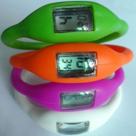 Montre environnementale de bracelet de silicone avec la commande électronique, anti- vibration