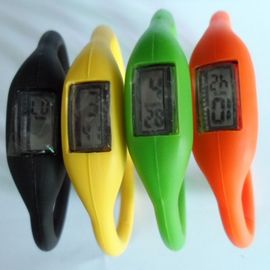 Montre unisexe de bracelet de silicone, montre-bracelet imperméable de bracelet d'ion en caoutchouc de gelée de sports