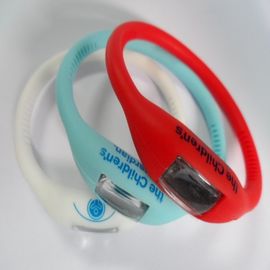 Montre-bracelet saine de quartz d'anion de montre de bracelet de silicone pour l'équilibre électrique du `s de corps