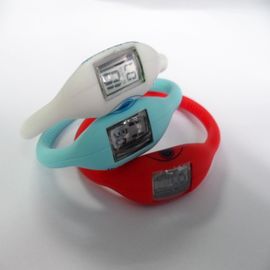 100% montres qui respecte l'environnement de bracelet de silicone, montre négative de bain de poignet de sports d'ion d'anion