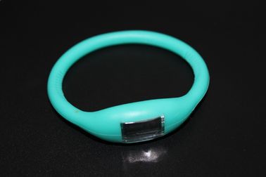 La montre de bracelet de bracelet de sports avec l'ion de gelée en caoutchouc de silicone, rouge a mené la montre