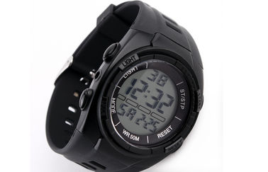 Montre quotidienne de sport d'alarme de Digital d'affichage d'affichage à cristaux liquides de garçons multifonctionnels de montre