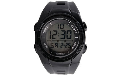 Montre quotidienne de sport d'alarme de Digital d'affichage d'affichage à cristaux liquides de garçons multifonctionnels de montre