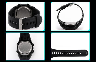 Montre quotidienne de sport d'alarme de Digital d'affichage d'affichage à cristaux liquides de garçons multifonctionnels de montre