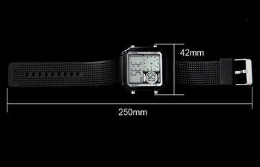 La montre analogue d'affichage à cristaux liquides de bande d'unité centrale de contre-jour d'EL, alarment des montres-bracelet de Digital