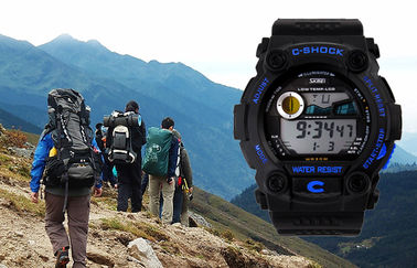 Courroie multifonctionnelle résistante aux chocs d'unité centrale de montre avec le chronomètre