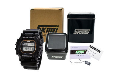 Montres de la boucle des hommes de contre-jour d'EL de montre de Digital de sport de place de Skmei