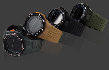 Montre de Digital militaire d'alarme d'affichage négatif avec les batteries japonaises