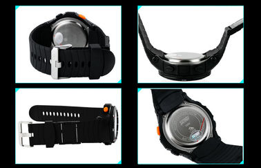 Montre de Digital militaire d'alarme d'affichage négatif avec les batteries japonaises
