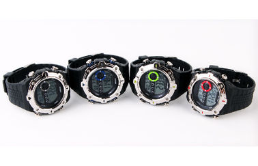 Montres électroniques d'unité centrale de carillon horaire de montre de Digital de grand visage pour l'homme