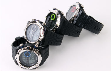 Montres électroniques d'unité centrale de carillon horaire de montre de Digital de grand visage pour l'homme