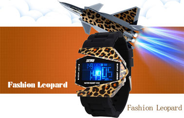 Montre-bracelet unisexe multifonctionnelle de militaires d'atmosphère du contre-jour 3 d'EL de montre de Digital