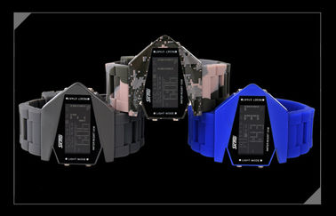 Montre-bracelet unisexe multifonctionnelle de militaires d'atmosphère du contre-jour 3 d'EL de montre de Digital