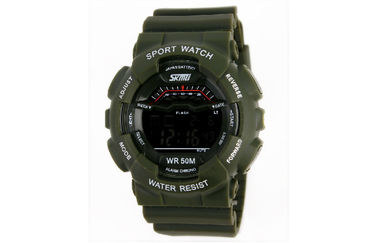 Montre de Digital multifonctionnelle d'adolescents, montre-bracelet horaire d'affichage à cristaux liquides de carillon