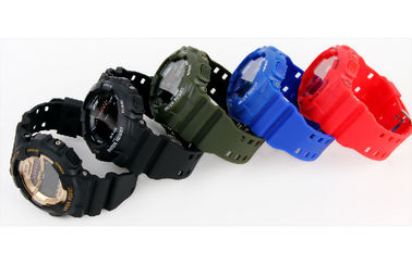 Montre de Digital multifonctionnelle d'adolescents, montre-bracelet horaire d'affichage à cristaux liquides de carillon