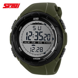 Résistant à l'eau multifonctionnel avec du charme de montre de Digital, grande montre de visage