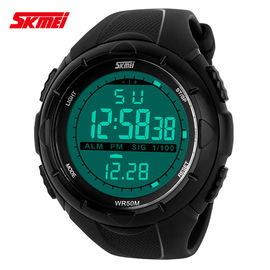 Résistant à l'eau multifonctionnel avec du charme de montre de Digital, grande montre de visage