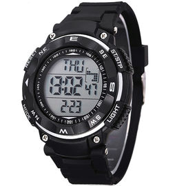 Montre de Digital multifonctionnelle de carillon horaire avec le Mov't d'affichage à cristaux liquides Digital