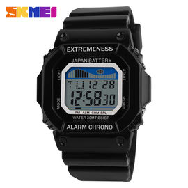 Montre de Digital multifonctionnelle de sports unisexes colorés avec l'alarme