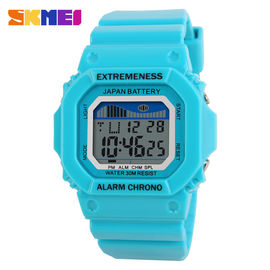 Montre de Digital multifonctionnelle de sports unisexes colorés avec l'alarme