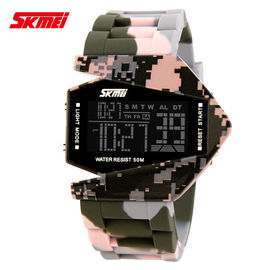 Montre multifonctionnelle de Camo Digital d'avion de marque de Skmei en stock