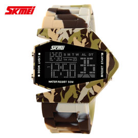 Montre multifonctionnelle de Camo Digital d'avion de marque de Skmei en stock