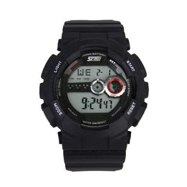 Fonction multifonctionnelle de chronomètre d'alarme de montre de Digital de sports noirs pour les hommes
