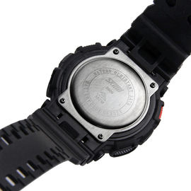 Fonction multifonctionnelle de chronomètre d'alarme de montre de Digital de sports noirs pour les hommes