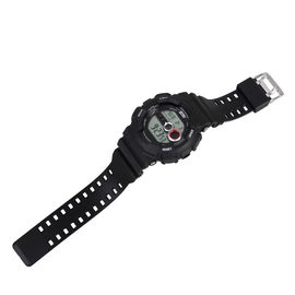 Fonction multifonctionnelle de chronomètre d'alarme de montre de Digital de sports noirs pour les hommes