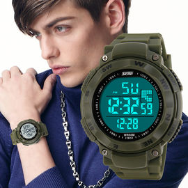 Montre de Digital multifonctionnelle d'affichage de grand temps, grand poignet pour le mâle