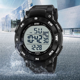 Montre de Digital multifonctionnelle d'affichage de grand temps, grand poignet pour le mâle