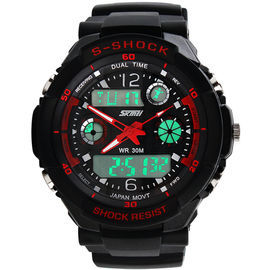 Montres-bracelet multifonctionnelles de sport de S-Choc de montre du mouvement AL35 Digital
