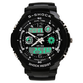 Montres-bracelet multifonctionnelles de sport de S-Choc de montre du mouvement AL35 Digital