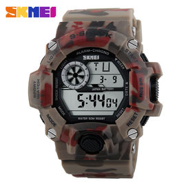 Conception nationale multifonctionnelle militaire de Camo de montre de Digital avec la lumière forte