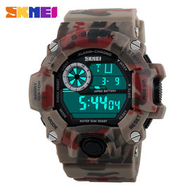 Conception nationale multifonctionnelle militaire de Camo de montre de Digital avec la lumière forte