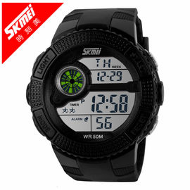Boîtier en plastique de sports d'adolescents de Digital d'ABS multifonctionnel de montres