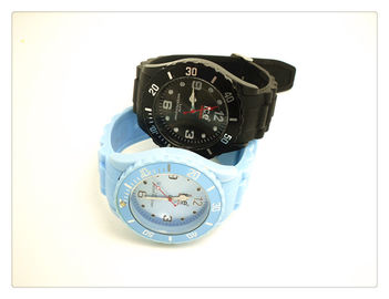 Montre de silicone de poignet de mode