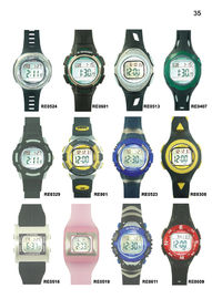 Montres vibrantes d'alarme de Digital de montre d'acier inoxydable de cas multifonctionnel de dos