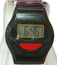 Montre horaire parlante de carillon de contre-jour d'EL de montre de chiffre de voix humaine pour le mâle