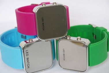 Montres colorées durables de bracelet de montre/silicone de bracelet de silicone