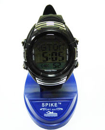 Montre de Digital ronde de sport de message unisexe multifonctionnel avec du temps du monde