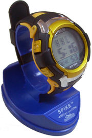 Montre de Digital ronde de sport de message unisexe multifonctionnel avec du temps du monde