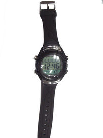 Montre de Digital ronde de sport de message unisexe multifonctionnel avec du temps du monde