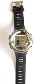 Boucle Digital d'unité centrale d'hommes vibrant la montre électronique de double temps de montre d'alarme