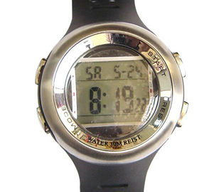 Boucle Digital d'unité centrale d'hommes vibrant la montre électronique de double temps de montre d'alarme